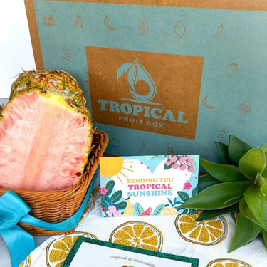 Sending You Sunshine Pinkglow® Pink Pineapple Gift Box Tropical Fruit Box